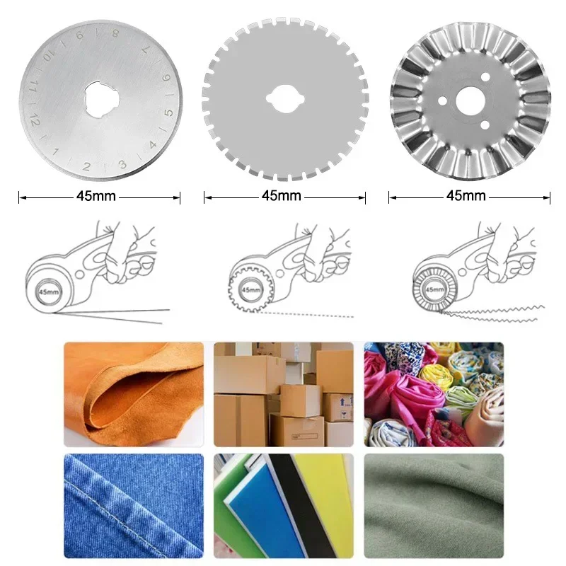 Rotary Cutter For Fabric 45Mm - Rotary Cutter 45mm Card Paper Sewing