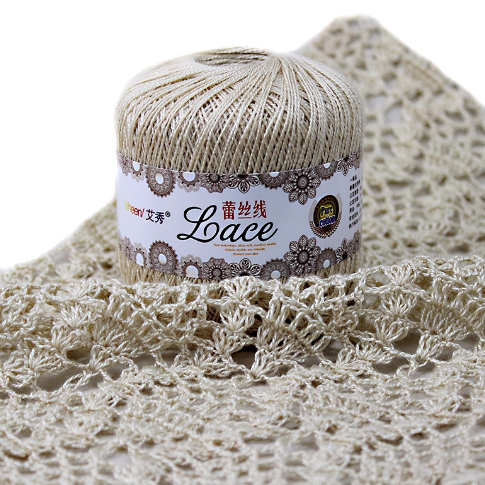 50g/Ball Soft Cotton Lace Yarn - Cotton Embroidery Thread Skeins review and price