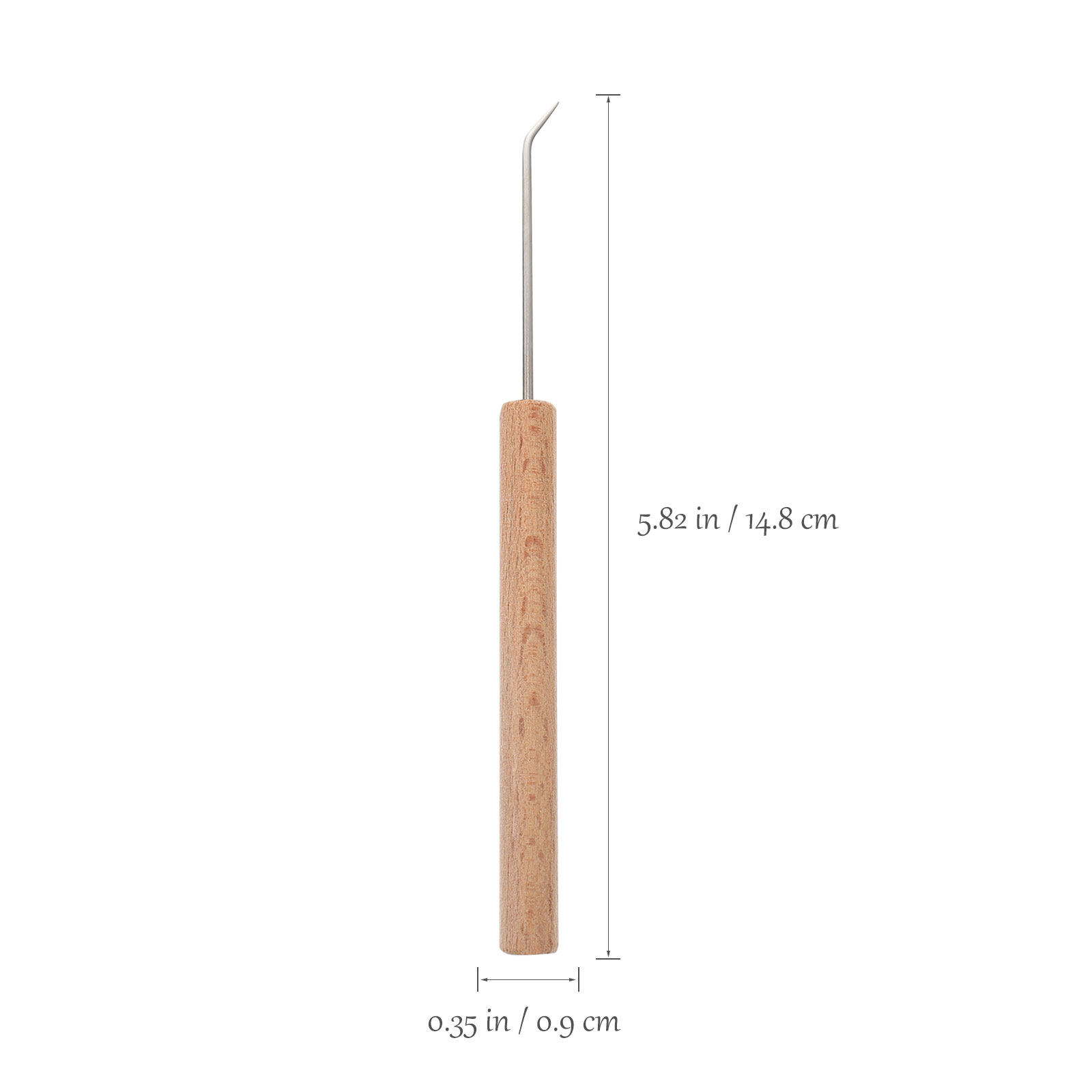1Pcs Exquisite Wood Handle Cro - Wooden Crochet Hooks Ergonomic Handle review and price