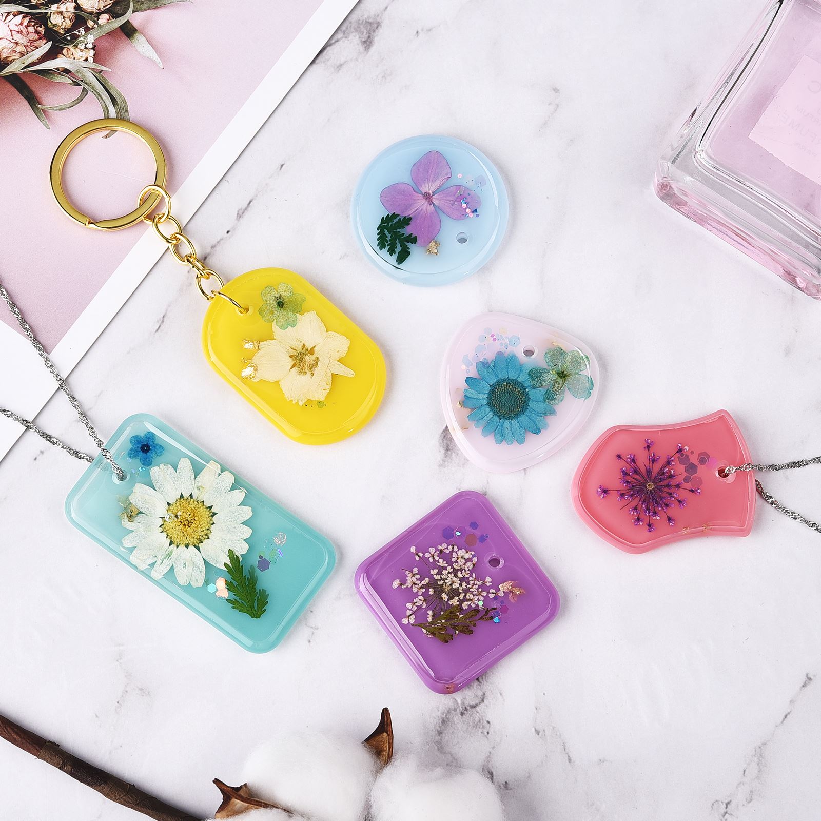 DIY Keychain Pendant Silicone  - Silicone Epoxy Resin Molds Set review and price