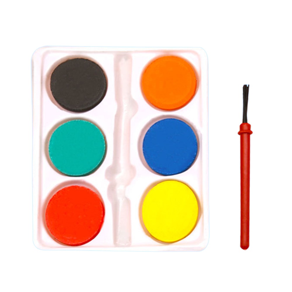 Portable with Painting Brush W - Watercolor Paint Set Solid Pigment review and price