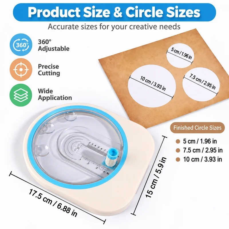 360° Rotating Circular Paper C - Scrapbooking review and price